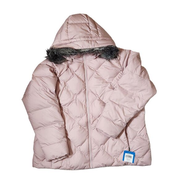 Columbia Icy Heights Down Jacket Women's Size 2X Mineral Pink - Picture 1 of 15